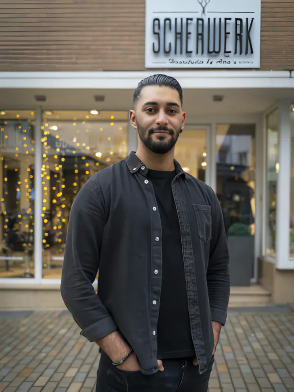 Porträt von Ali aus dem Scherwerk-Team, hochkant