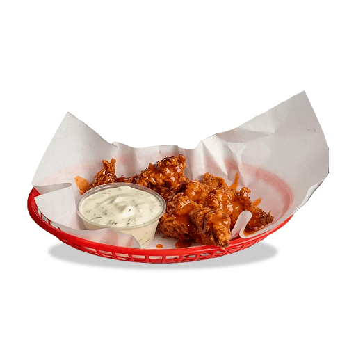 Buffalo Tenders im roten Körbchen