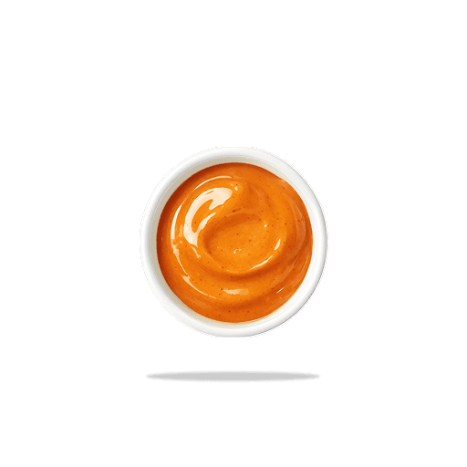 Brazil-Sauce im weißen Schälchen