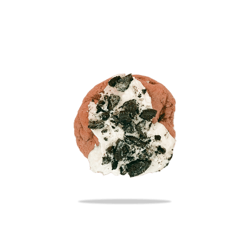 Oreo-Cookie mit weißem Frosting